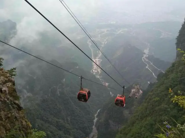 岳阳索道缆车的钢索安全吗